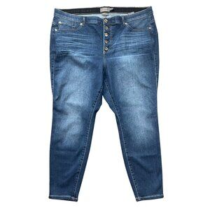 Torrid Bombshell‎ Skinny Premium Stretch High-Rise Jean Women's 22XS EXTRA SHORT
